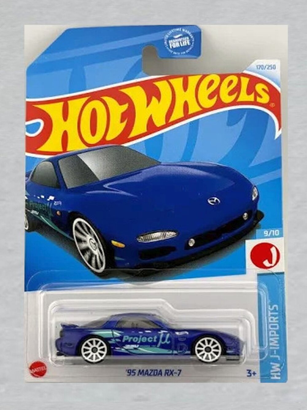 Hot Wheels '95 Mazda RX-7 BLUE